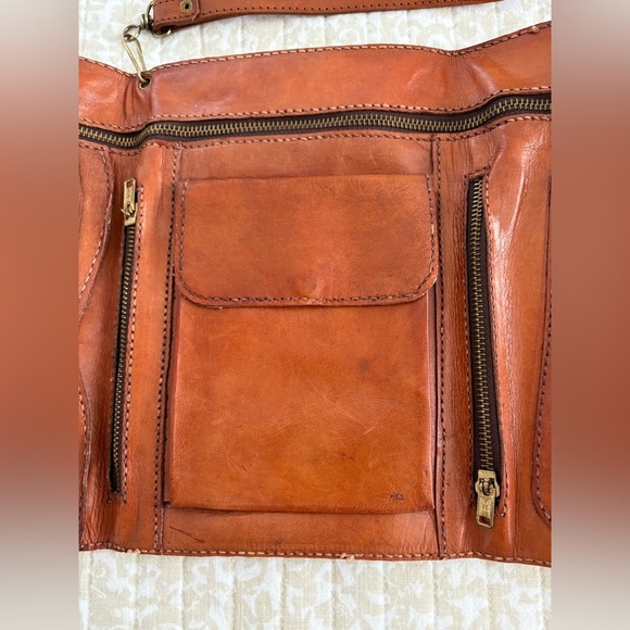 Vintage Genuine Leather Convertible Clutch Wallet Wristlet | Handmade Artisan - Picture 8 of 16